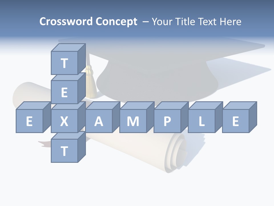 School Accredit Diploma PowerPoint Template