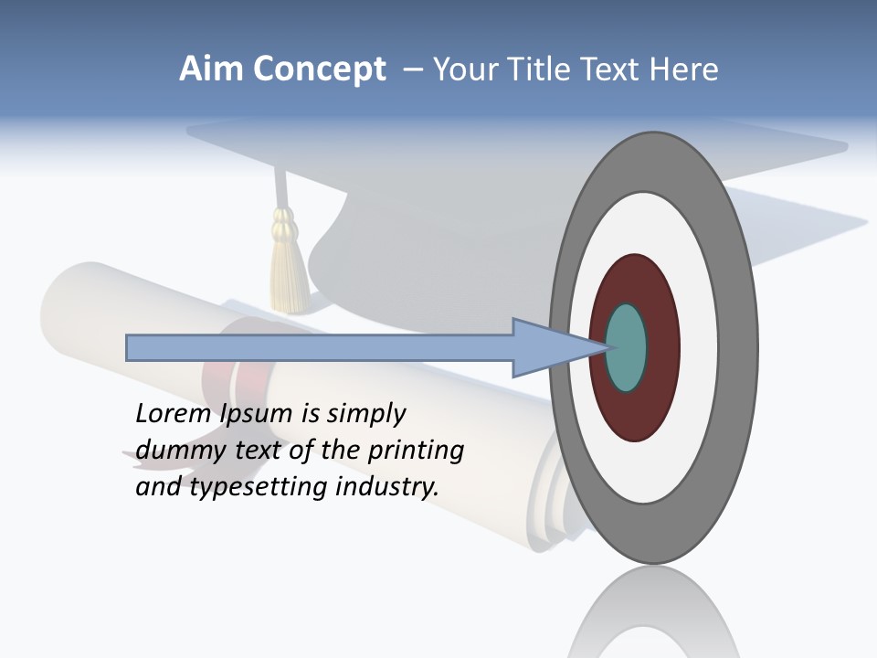 School Accredit Diploma PowerPoint Template