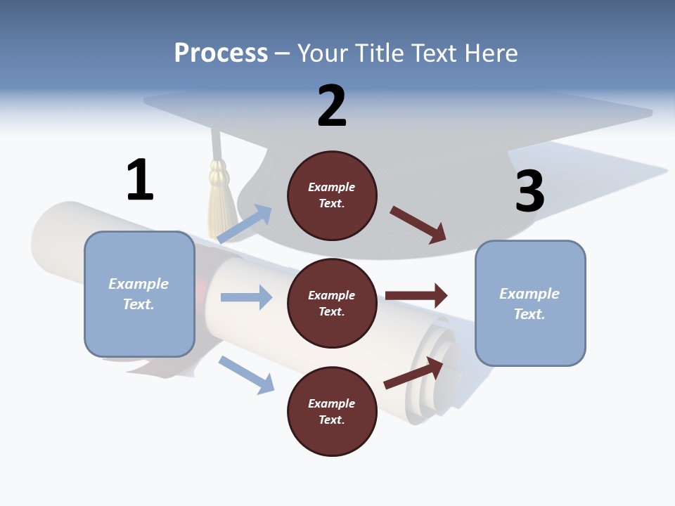 School Accredit Diploma PowerPoint Template