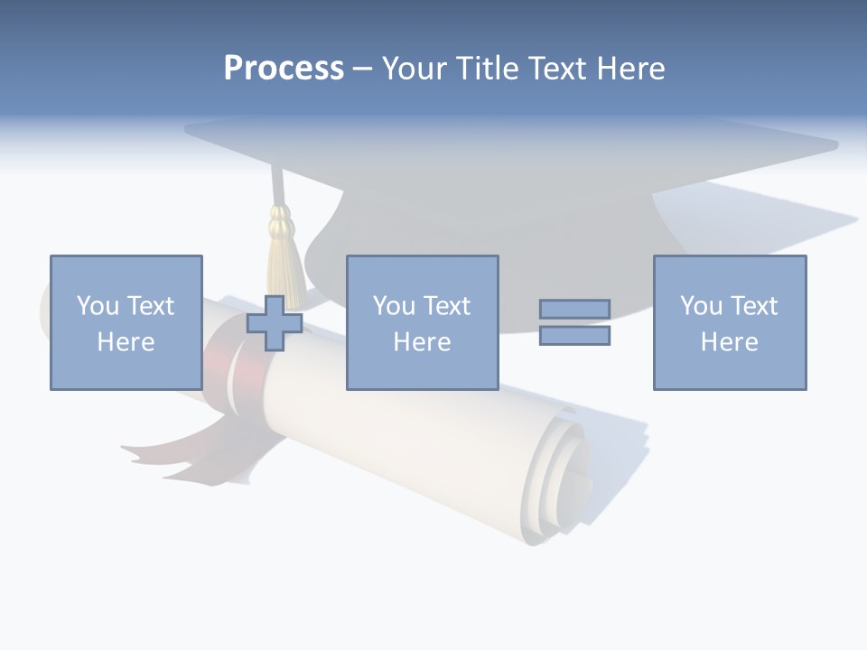 School Accredit Diploma PowerPoint Template