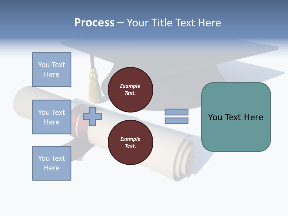 School Accredit Diploma PowerPoint Template