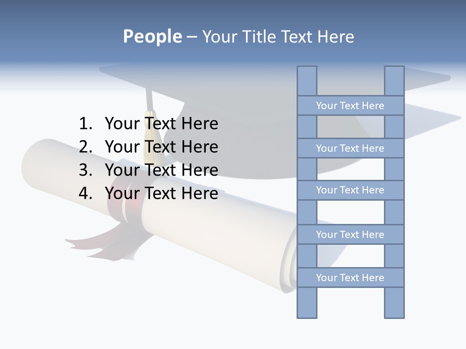 School Accredit Diploma PowerPoint Template