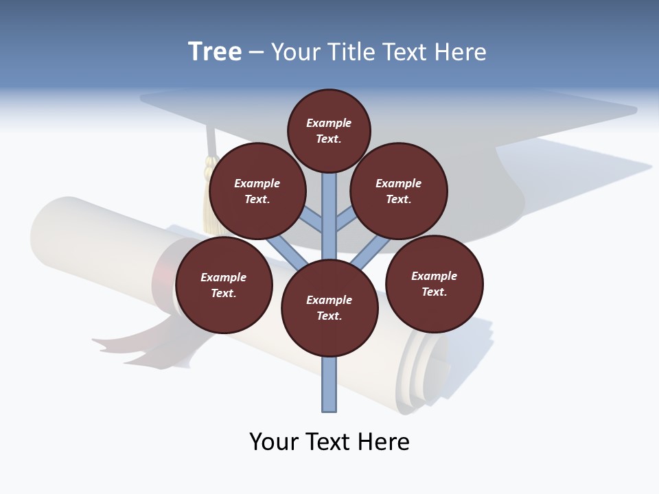 School Accredit Diploma PowerPoint Template