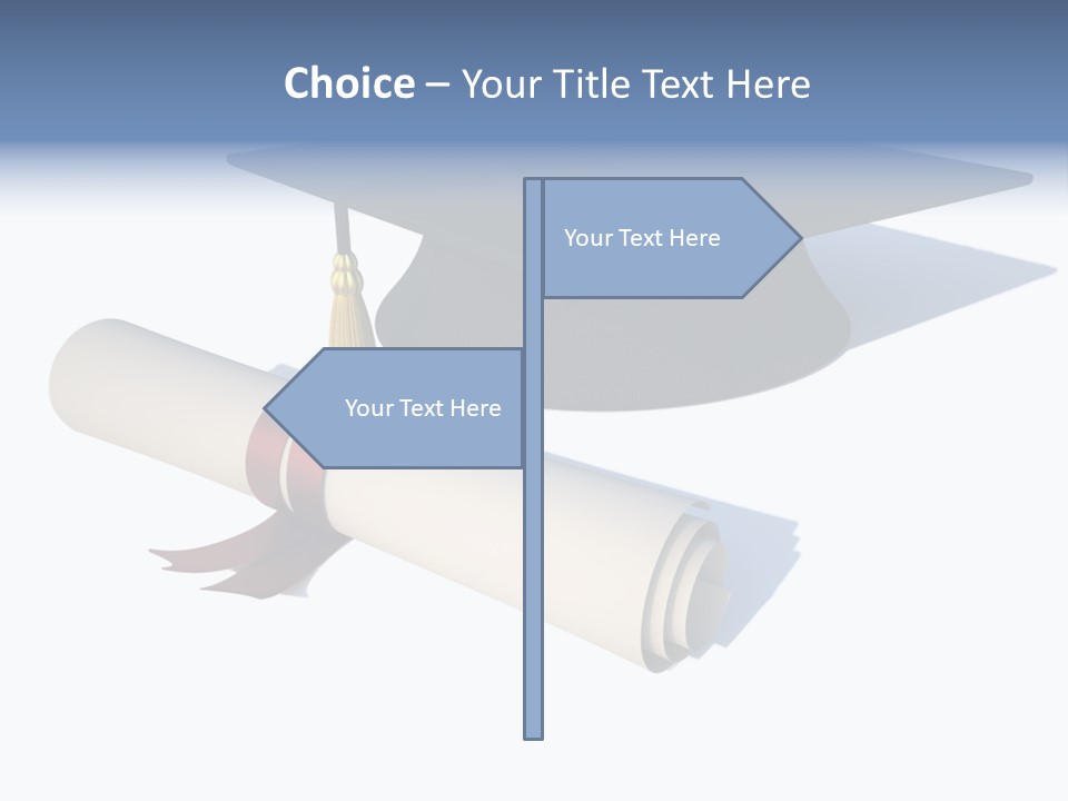 School Accredit Diploma PowerPoint Template