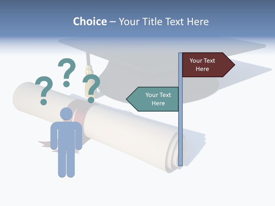 School Accredit Diploma PowerPoint Template