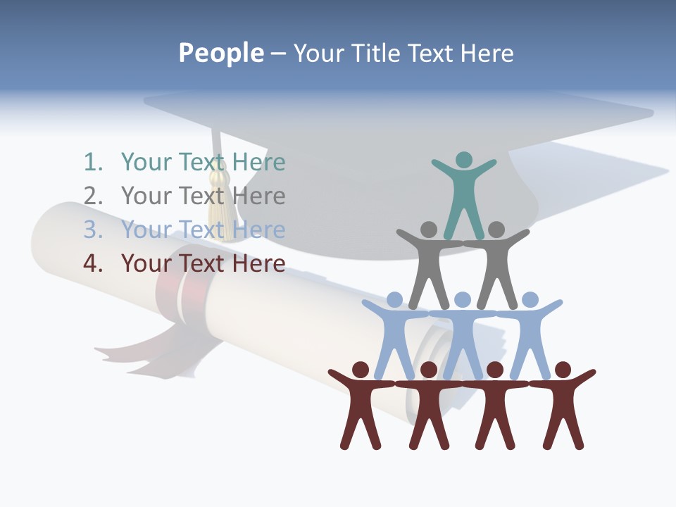 School Accredit Diploma PowerPoint Template