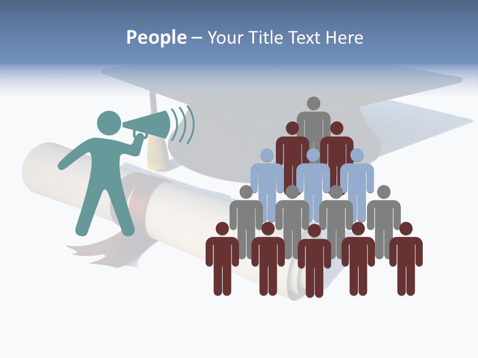 School Accredit Diploma PowerPoint Template