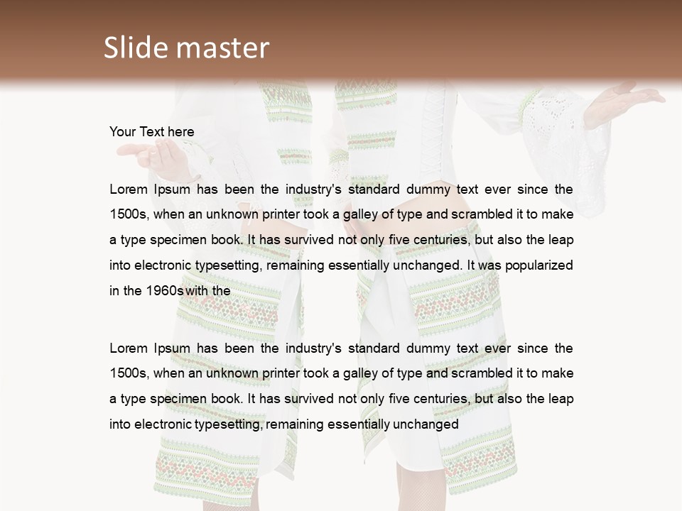 Lady Woman Girl PowerPoint Template