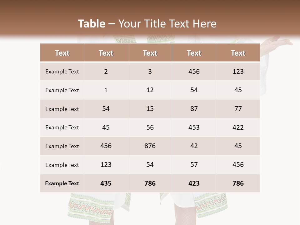 Lady Woman Girl PowerPoint Template