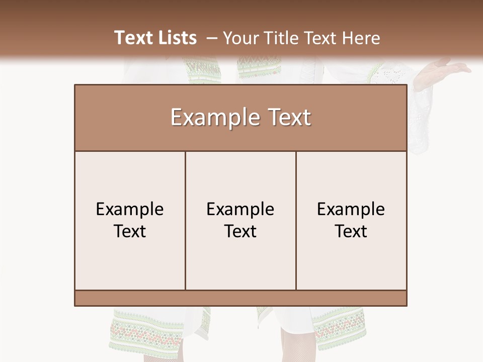 Lady Woman Girl PowerPoint Template