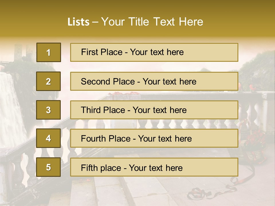 Waterfall Step Basketball PowerPoint Template