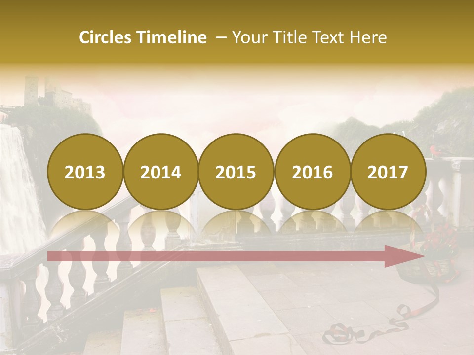 Waterfall Step Basketball PowerPoint Template