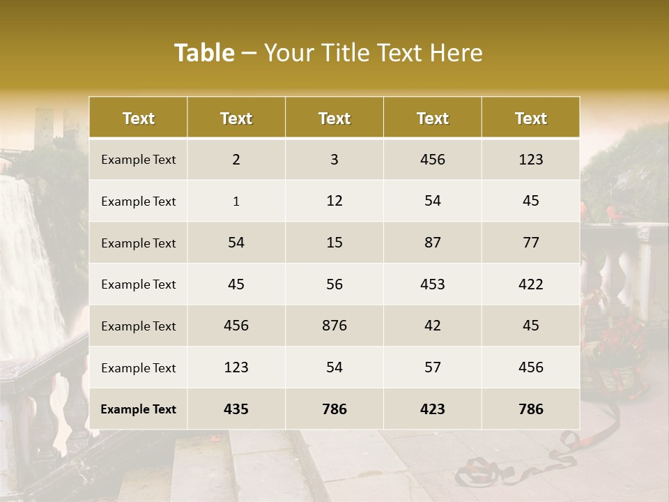 Waterfall Step Basketball PowerPoint Template