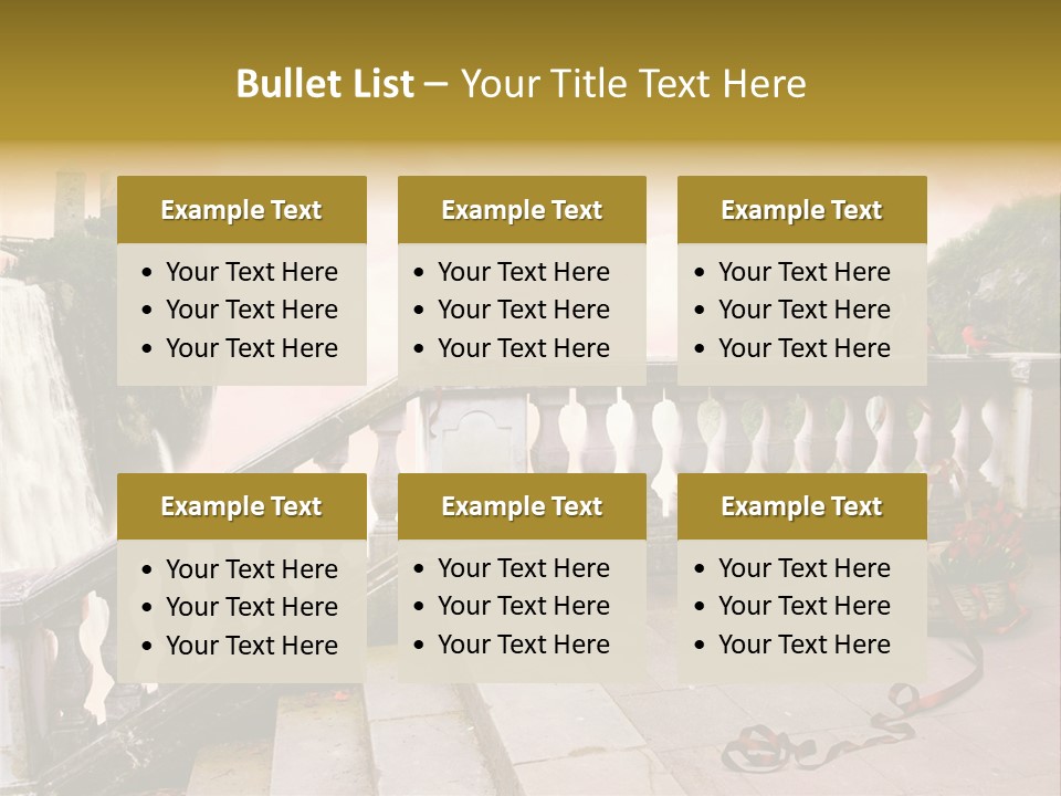 Waterfall Step Basketball PowerPoint Template