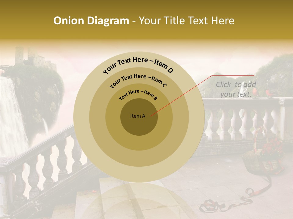 Waterfall Step Basketball PowerPoint Template