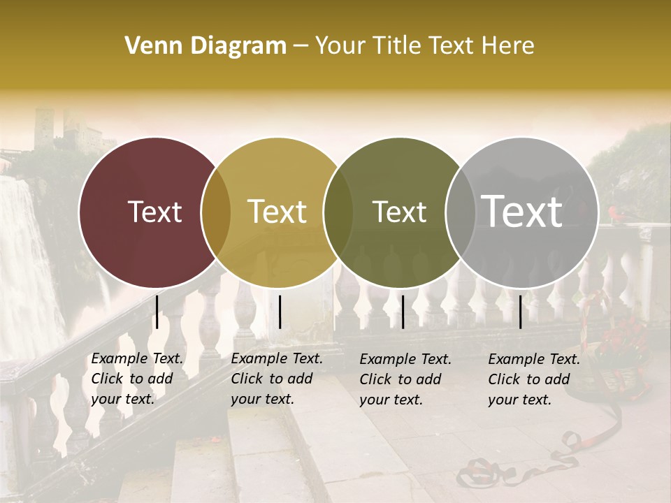 Waterfall Step Basketball PowerPoint Template