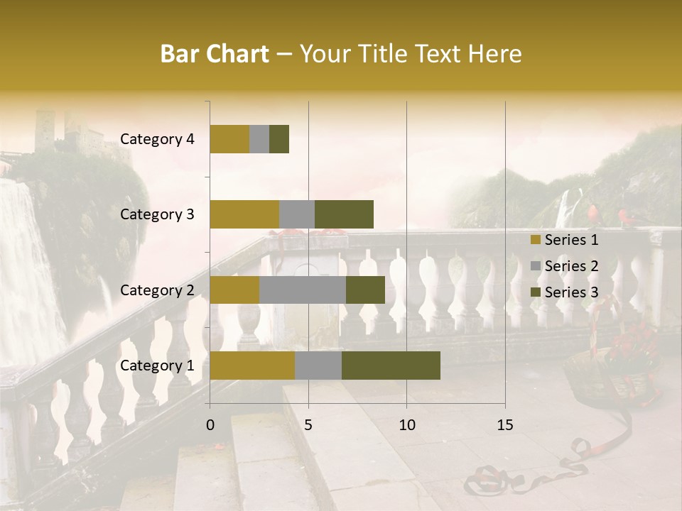Waterfall Step Basketball PowerPoint Template