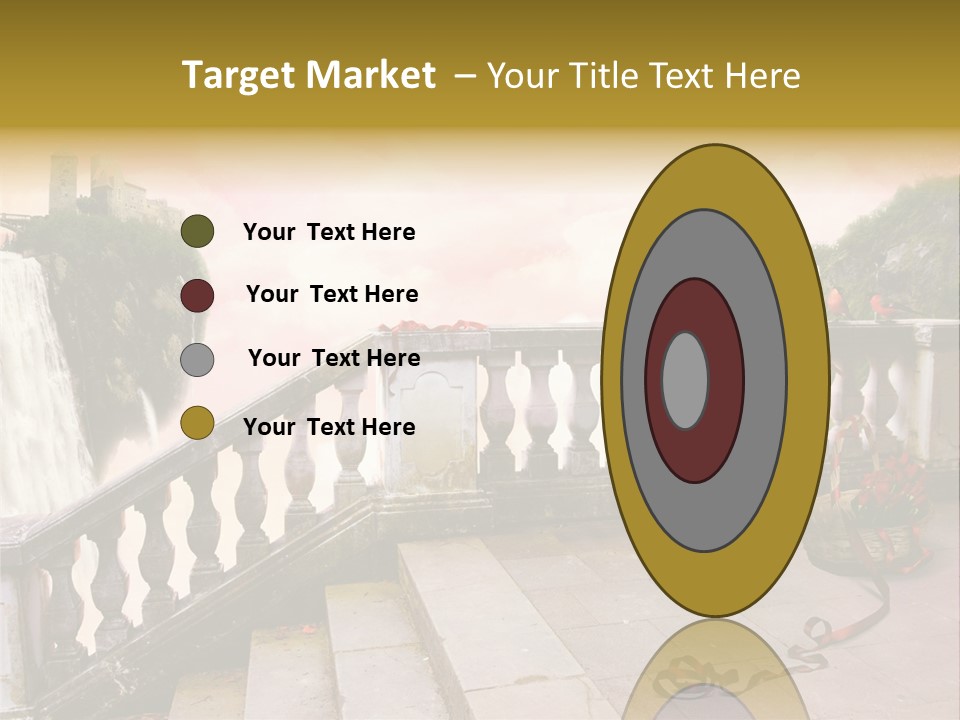 Waterfall Step Basketball PowerPoint Template