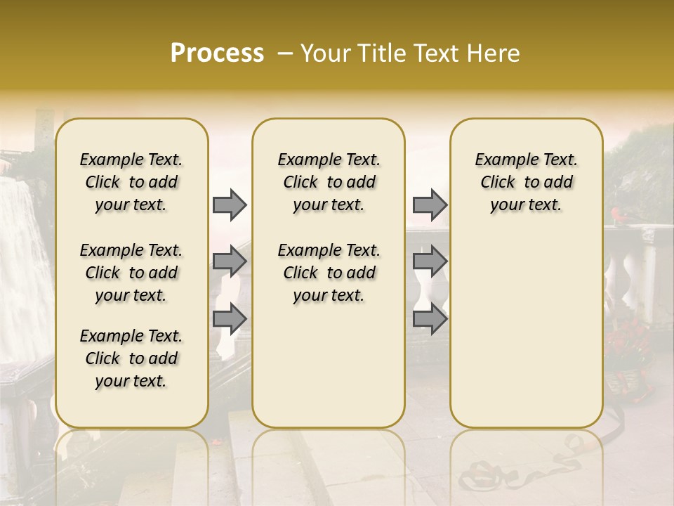 Waterfall Step Basketball PowerPoint Template
