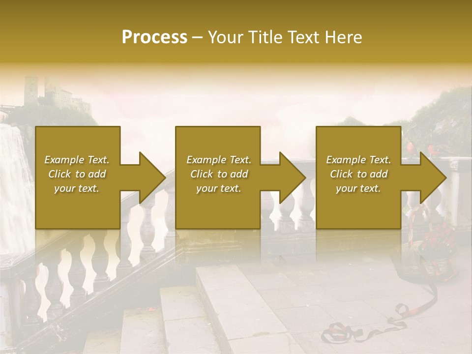 Waterfall Step Basketball PowerPoint Template