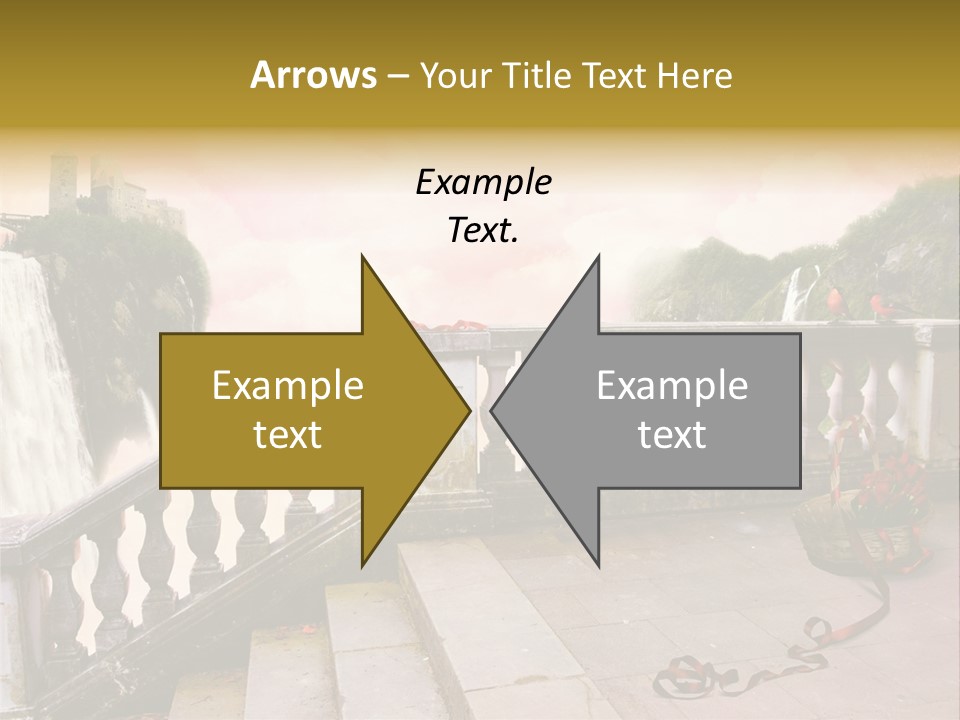 Waterfall Step Basketball PowerPoint Template