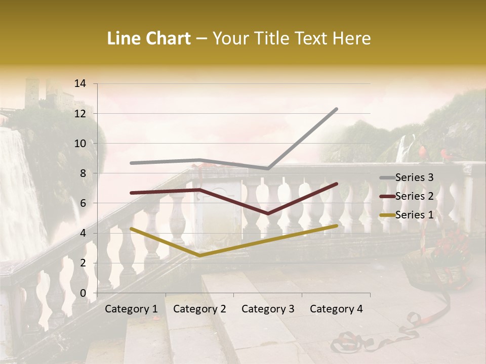 Waterfall Step Basketball PowerPoint Template