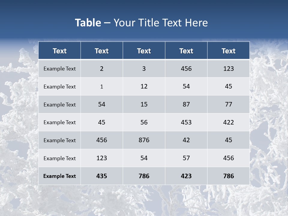 Colour Branch Nature PowerPoint Template