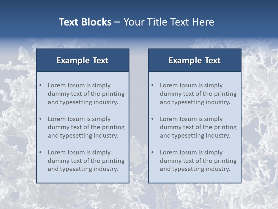 Colour Branch Nature PowerPoint Template
