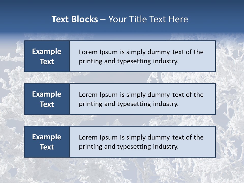 Colour Branch Nature PowerPoint Template