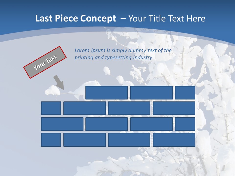 Ice Snow Lone PowerPoint Template