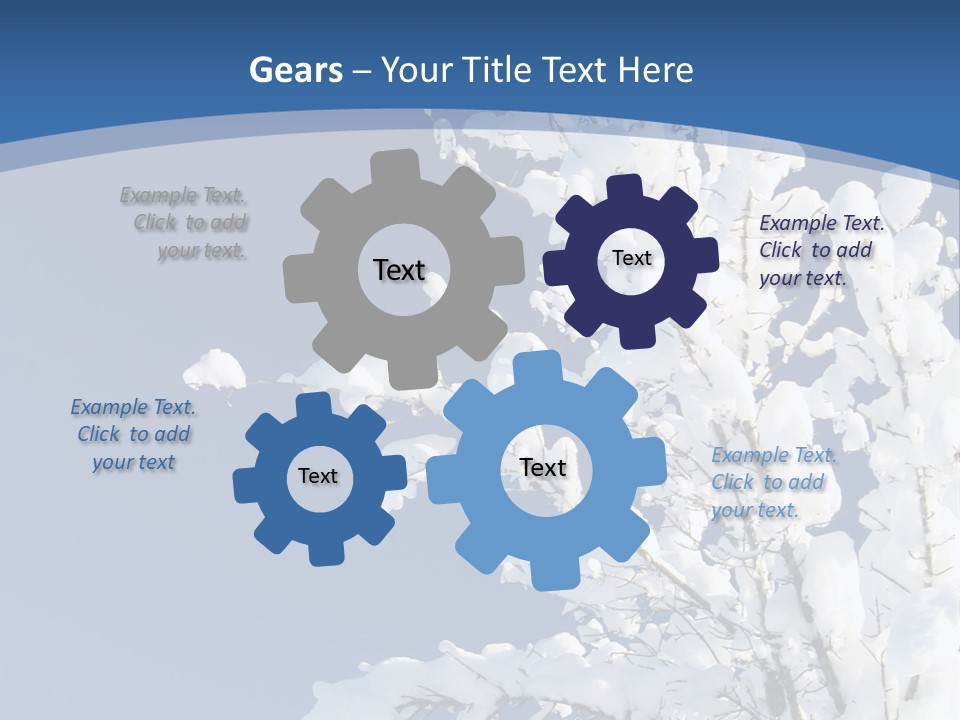 Ice Snow Lone PowerPoint Template