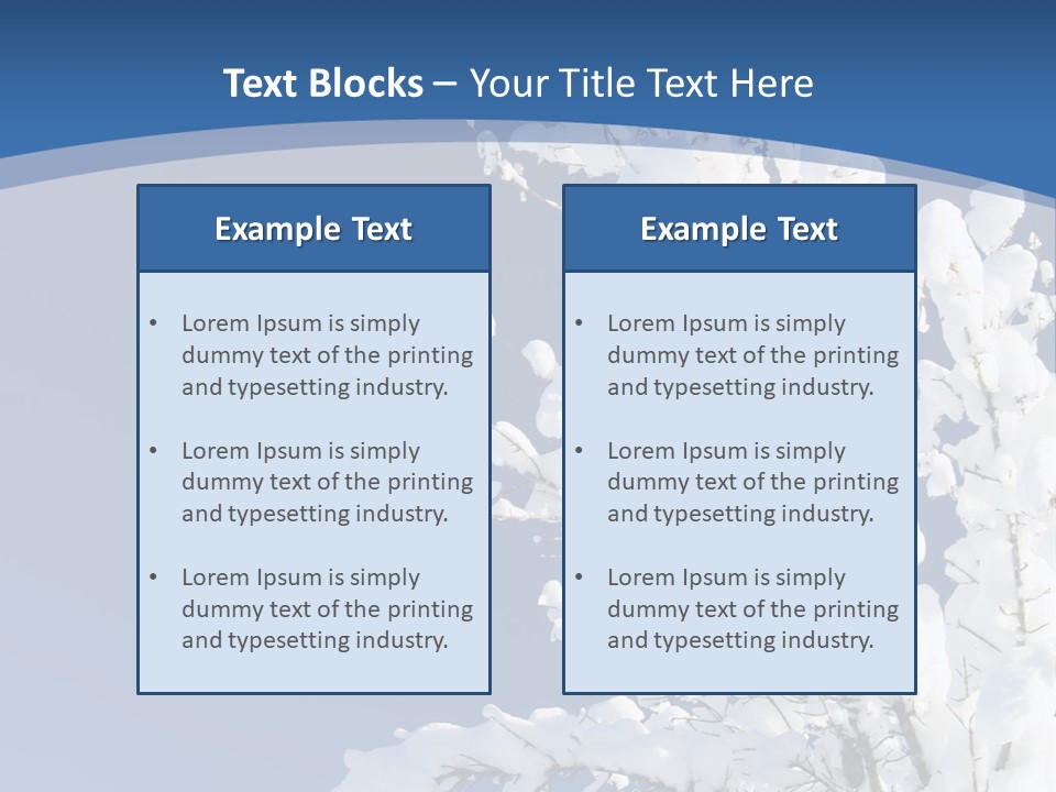 Ice Snow Lone PowerPoint Template