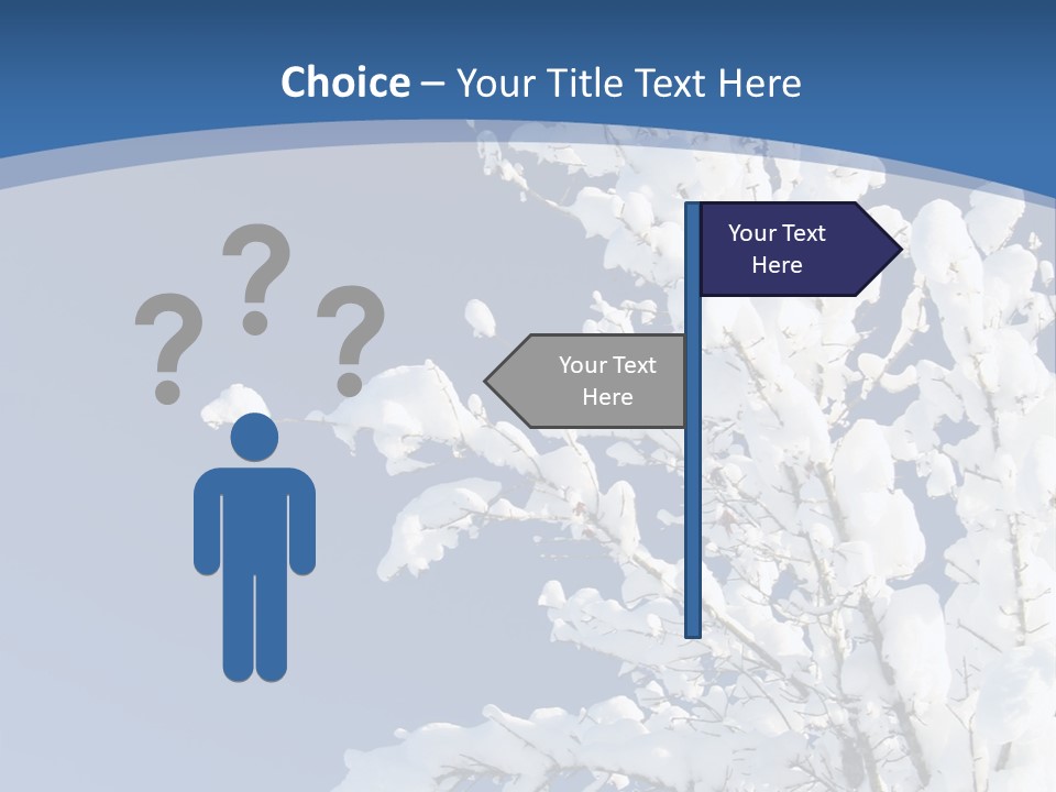 Ice Snow Lone PowerPoint Template