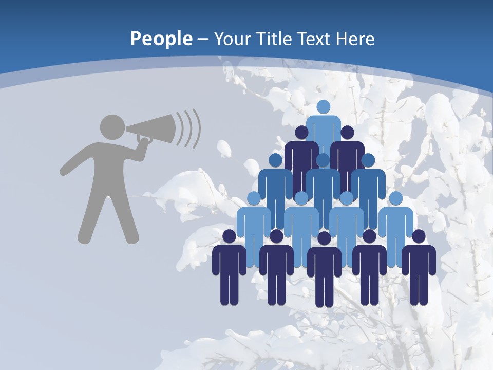 Ice Snow Lone PowerPoint Template