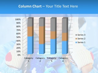 Young Person Blue PowerPoint Template