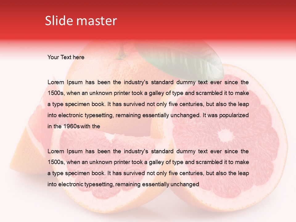 Dieting Crop Branch PowerPoint Template