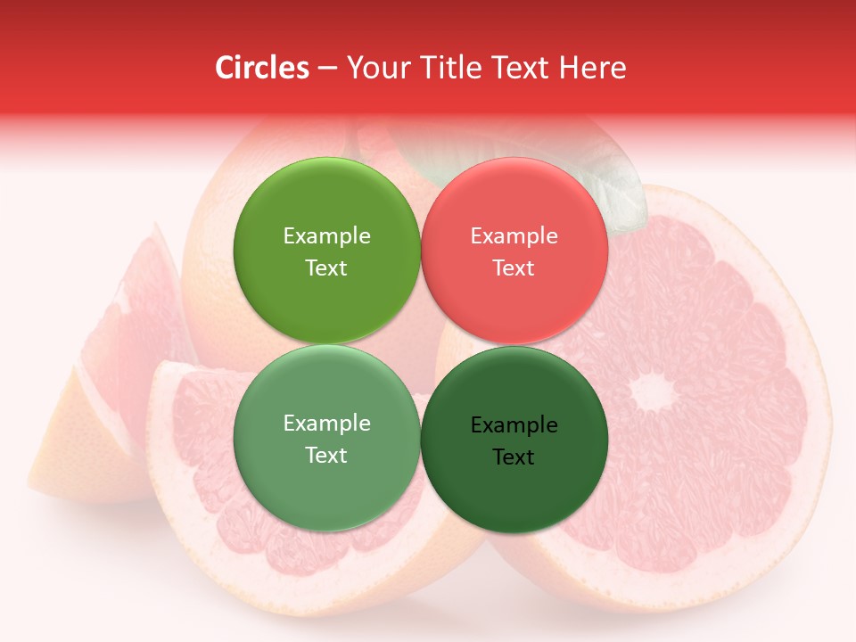 Dieting Crop Branch PowerPoint Template
