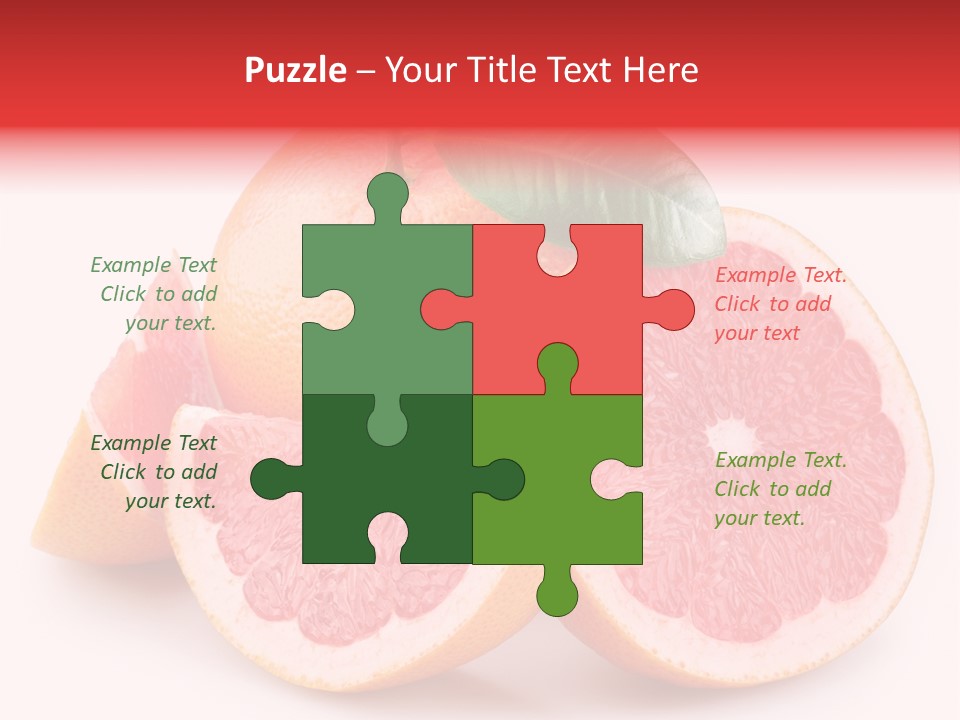 Dieting Crop Branch PowerPoint Template