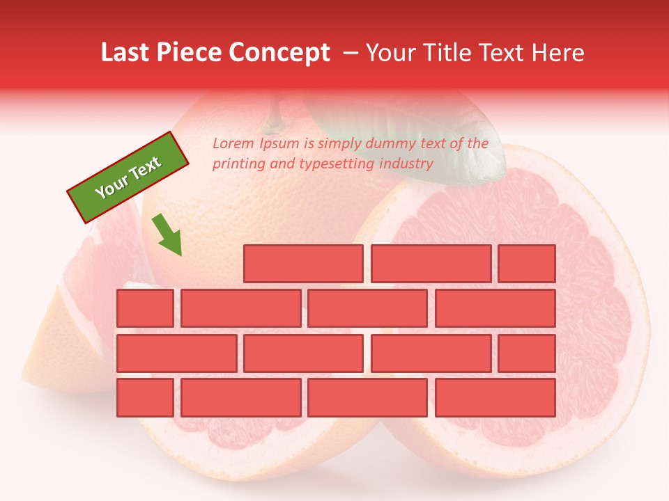 Dieting Crop Branch PowerPoint Template