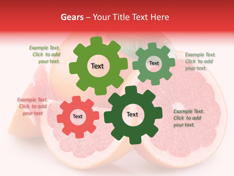 Dieting Crop Branch PowerPoint Template