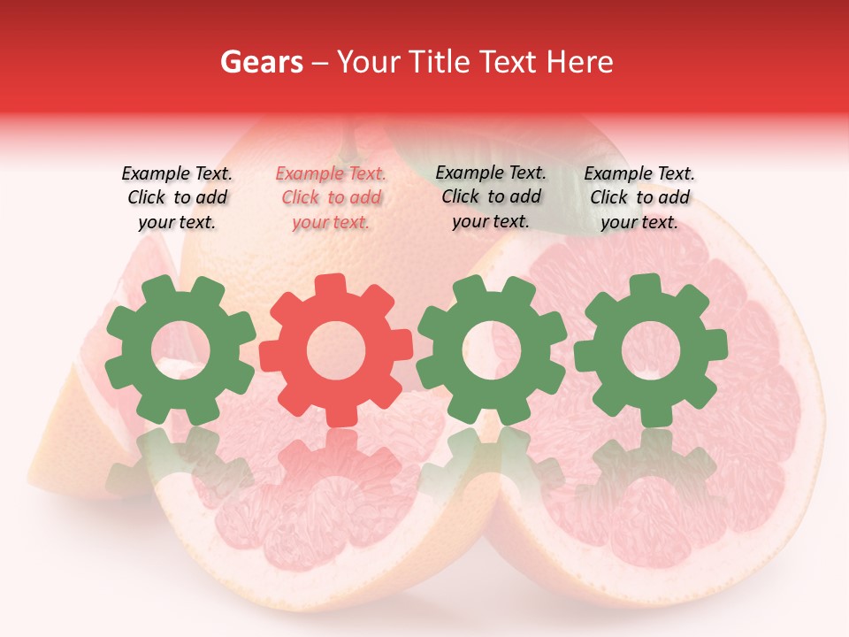 Dieting Crop Branch PowerPoint Template