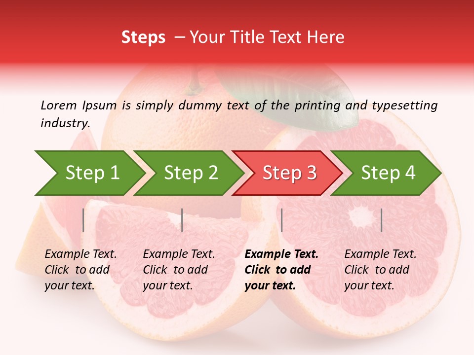 Dieting Crop Branch PowerPoint Template