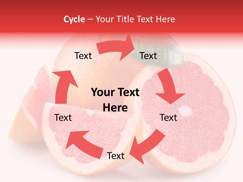 Dieting Crop Branch PowerPoint Template