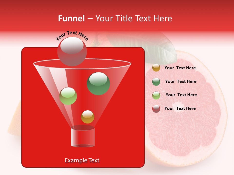Dieting Crop Branch PowerPoint Template