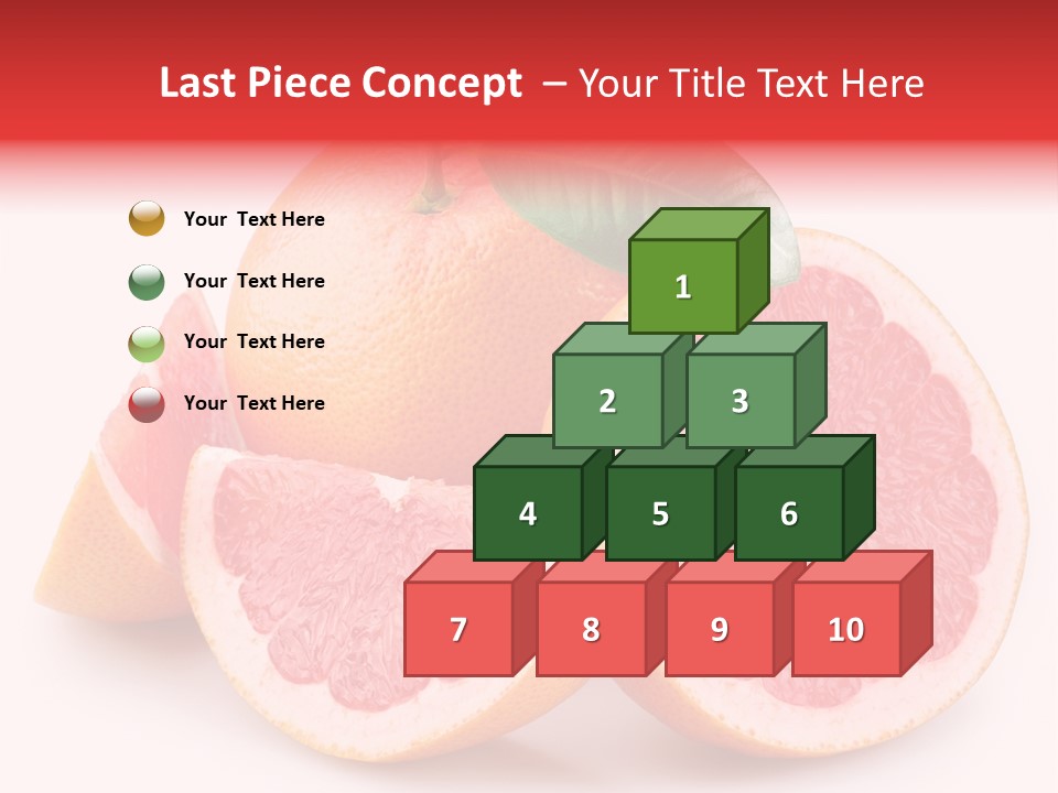 Dieting Crop Branch PowerPoint Template