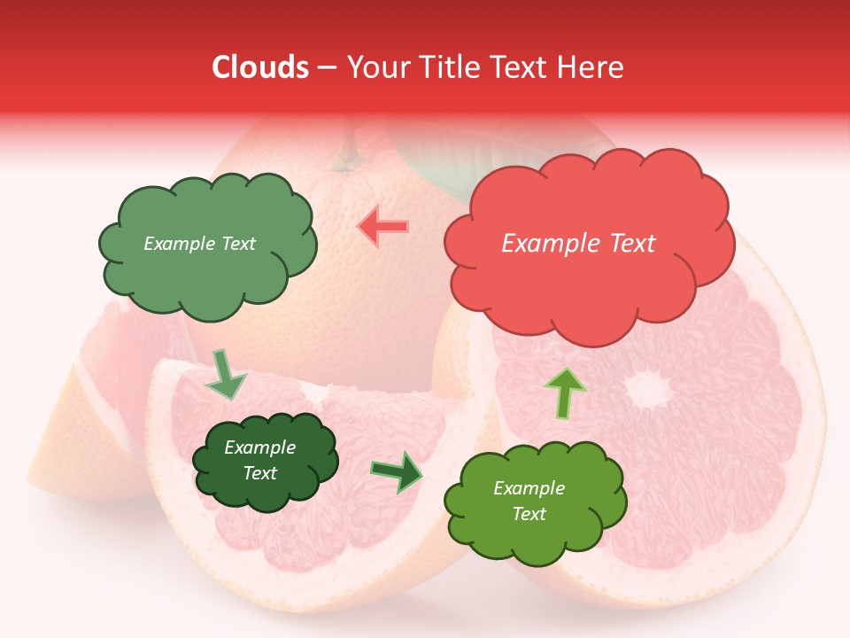 Dieting Crop Branch PowerPoint Template