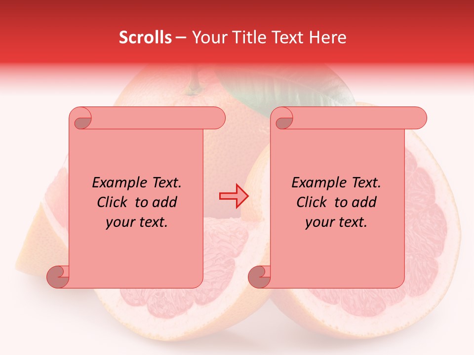 Dieting Crop Branch PowerPoint Template