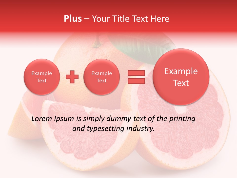 Dieting Crop Branch PowerPoint Template