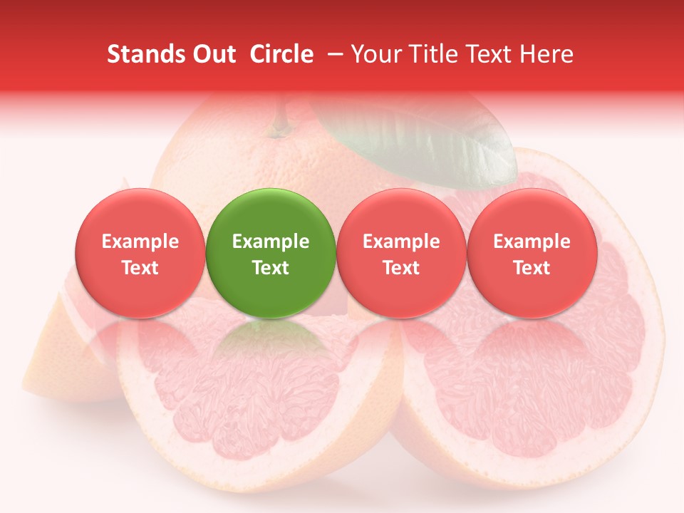 Dieting Crop Branch PowerPoint Template