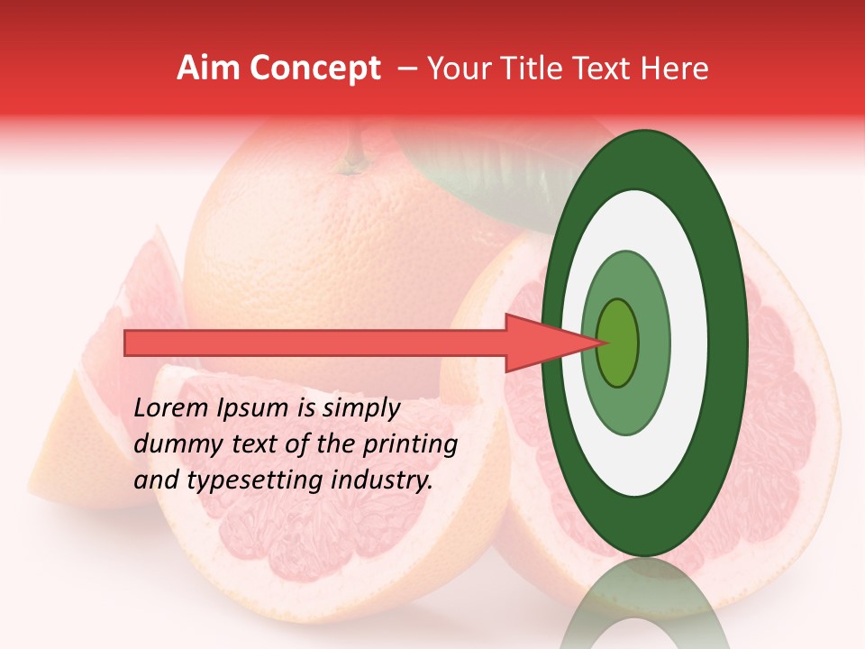 Dieting Crop Branch PowerPoint Template
